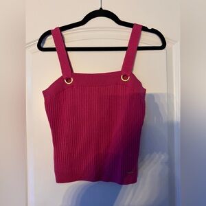 Nautica Fuchsia Ribbed Knit Camisole